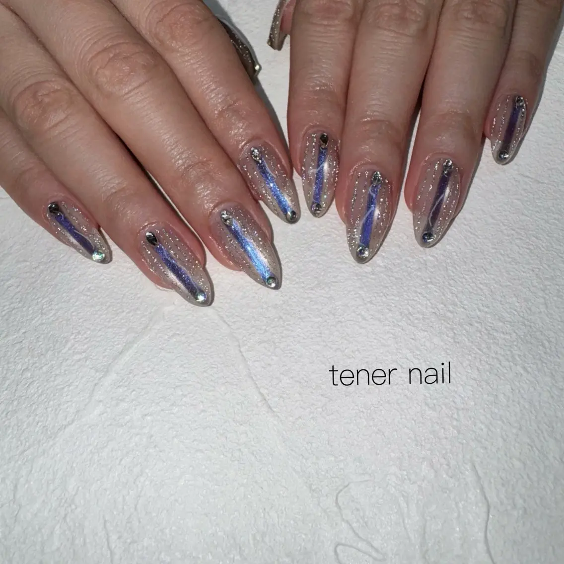 ネイル フラッシュネイル マグネットネイル ハンドネイル テネルネイル tener nailのネイルデザイン