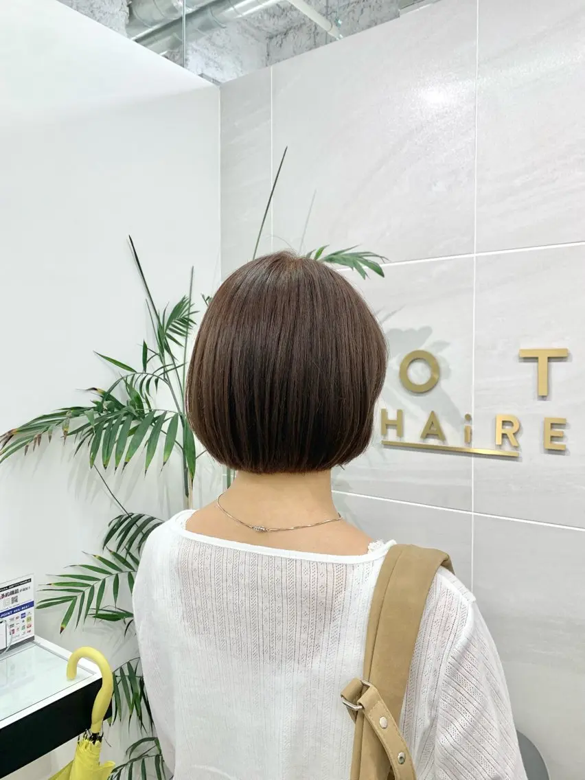 ショート カラー カット ヘアカラー トリートメント 本格ヘッドスパ🌴 ×ヘア　佐藤のヘアスタイル