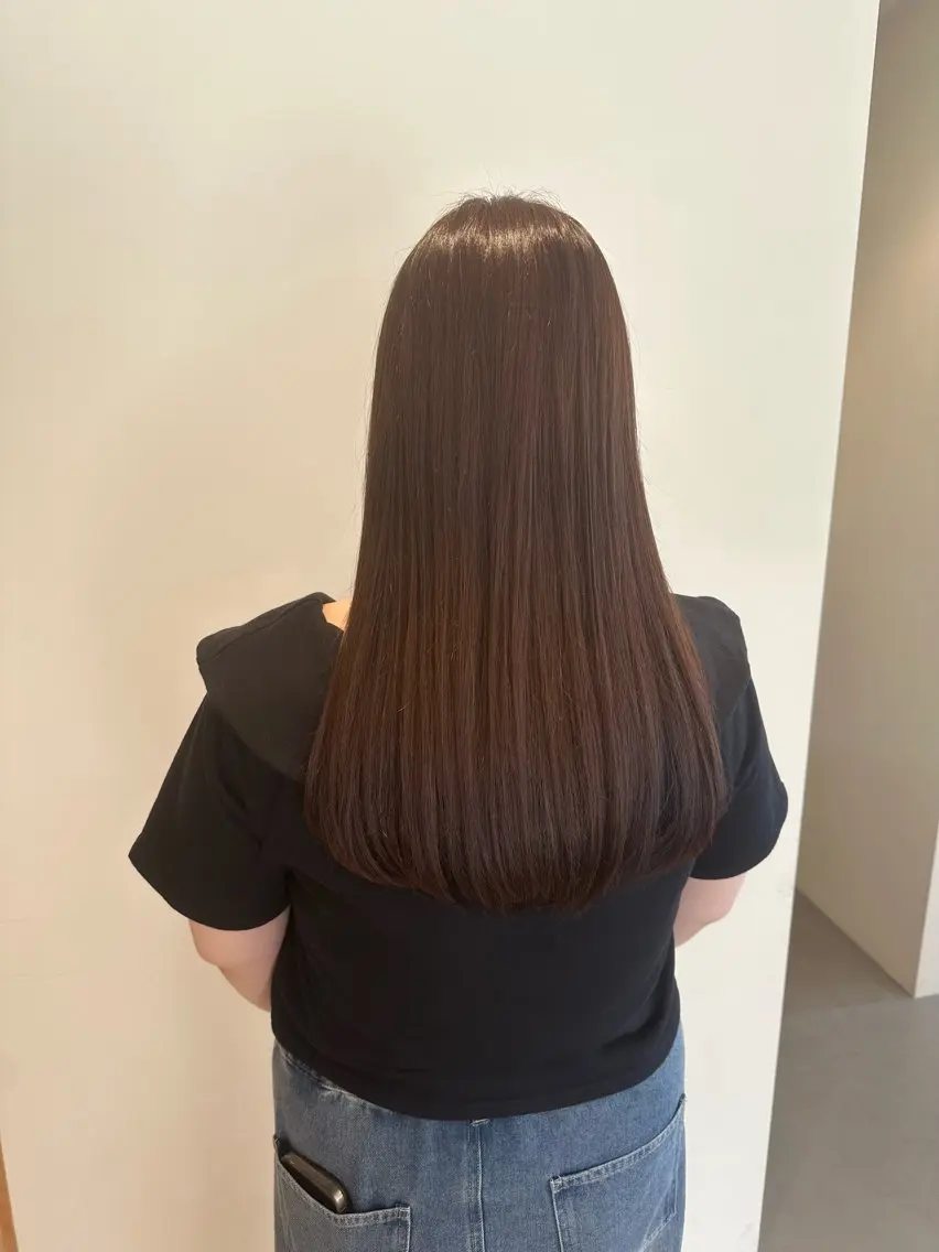 ロング カラー カット ヘアカラー トリートメント いまじゅく あおいのヘアスタイル