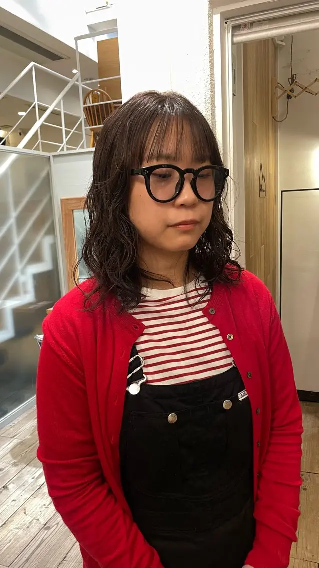 ミディアム パーマ 原宿/ケパーマ 🧺ユウマのヘアスタイル