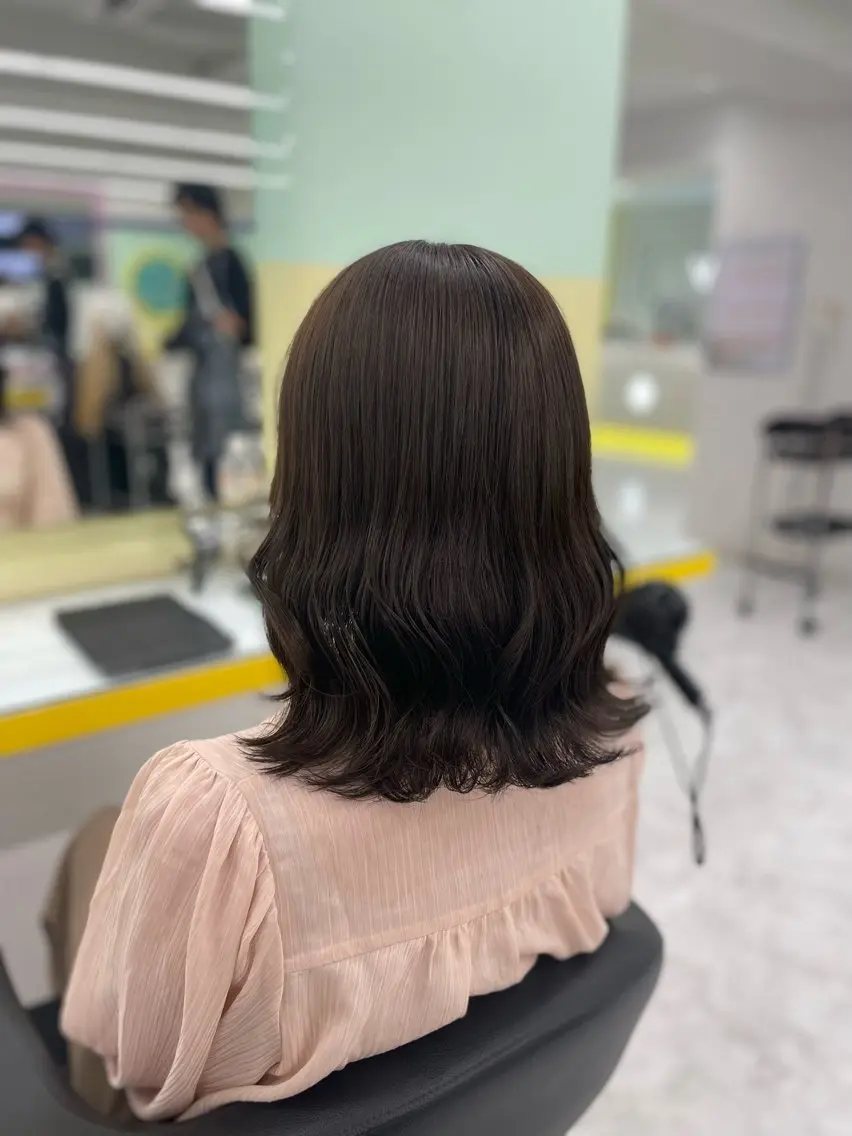 ミディアム カラー ヘアアレンジ カット ヘアカラー トリートメント 【透明感×レイヤー】 🍃RIKU🍃のヘアスタイル