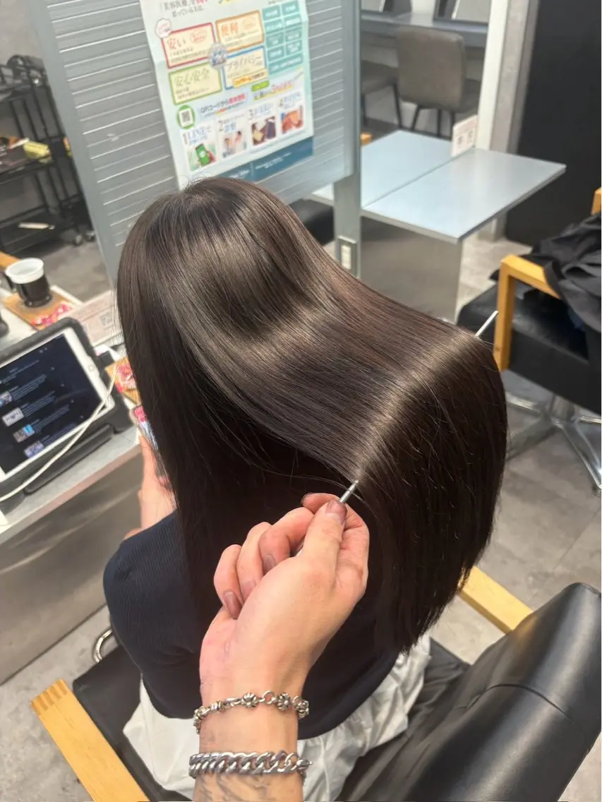 天使の輪😇光る艶髪✨の写真