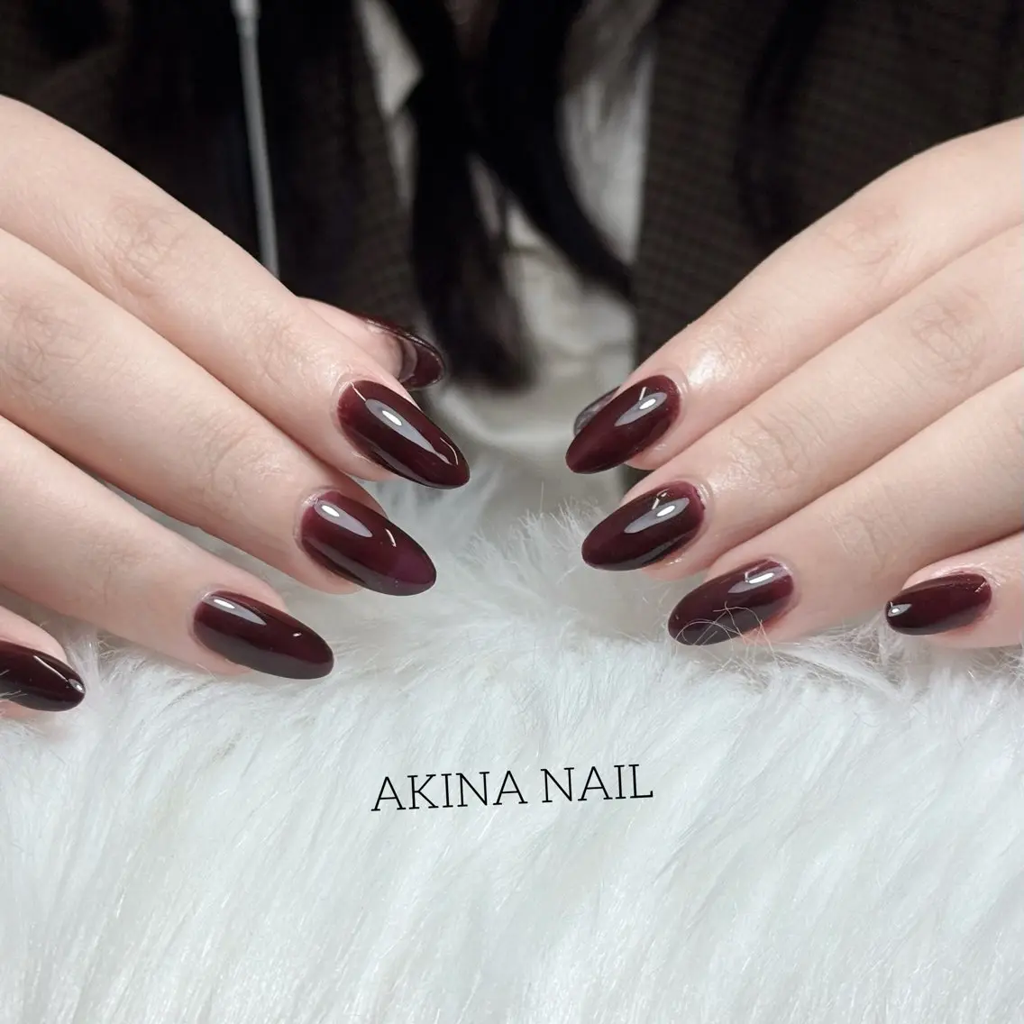セミロング ハンドネイル Akina Nail 亀戸のネイルデザイン