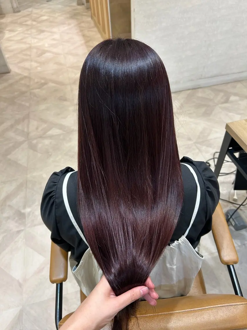 ロング ヘアカラー 小川 ルミナのヘアスタイル