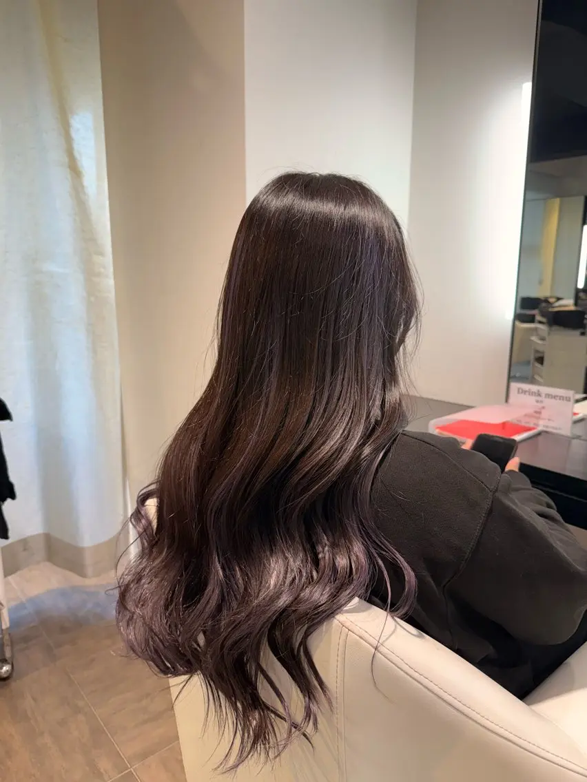 ロング カラー ヘアカラー レイヤー/艶カラー ROKUのヘアスタイル