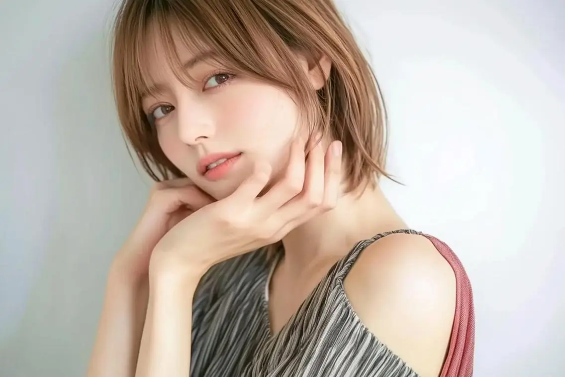 【新規人気No.1】似合わせカット+透明感カラーの写真