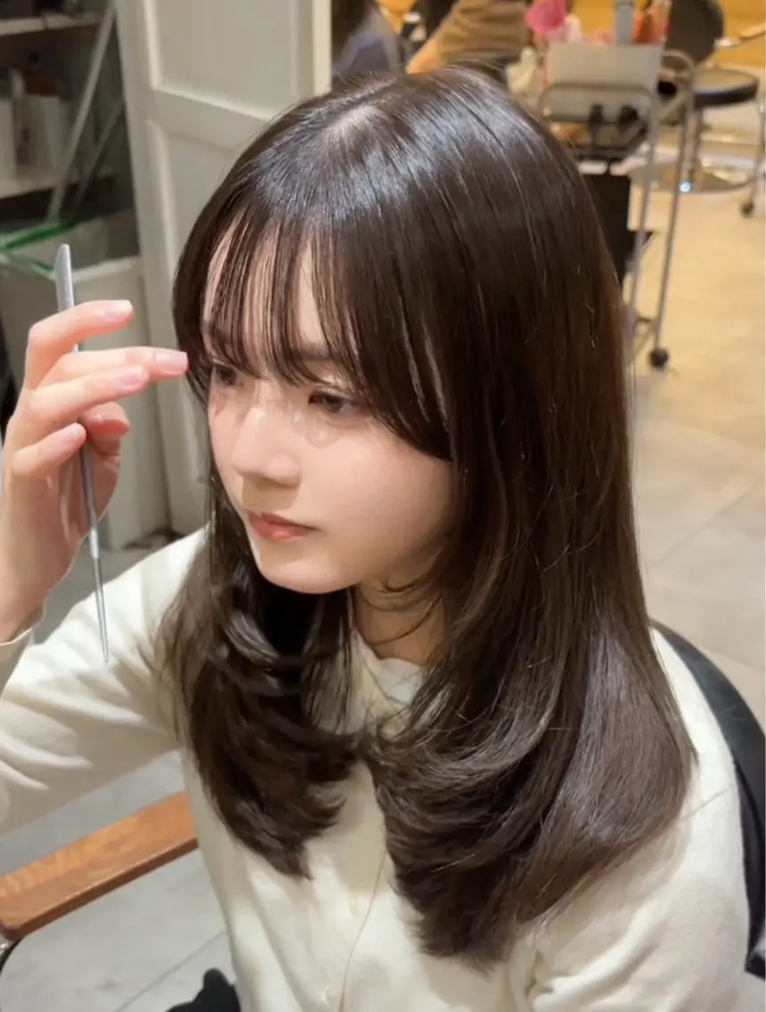 【6月新規限定】似合わせカット✂️+髪質改善inカラー❣️+超音波スチーム💨TOKIOトリートメント✨✨の写真