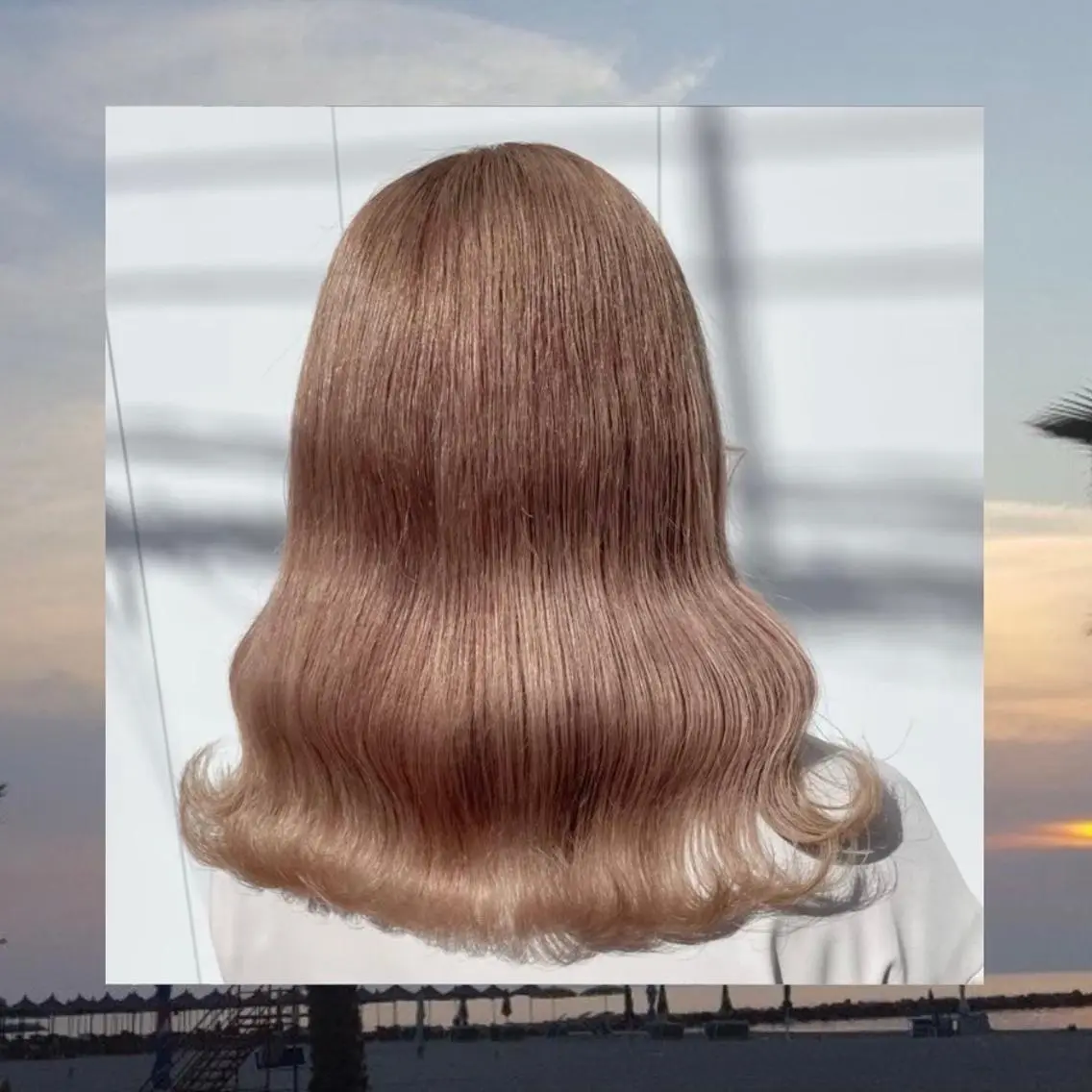 ショート カラー パーマ ヘアアレンジ メンズ キッズ ネイル マツエク・マツパ アイブロウ 🎀ハイトーンNo .1🩵NaGiSaのヘアスタイル