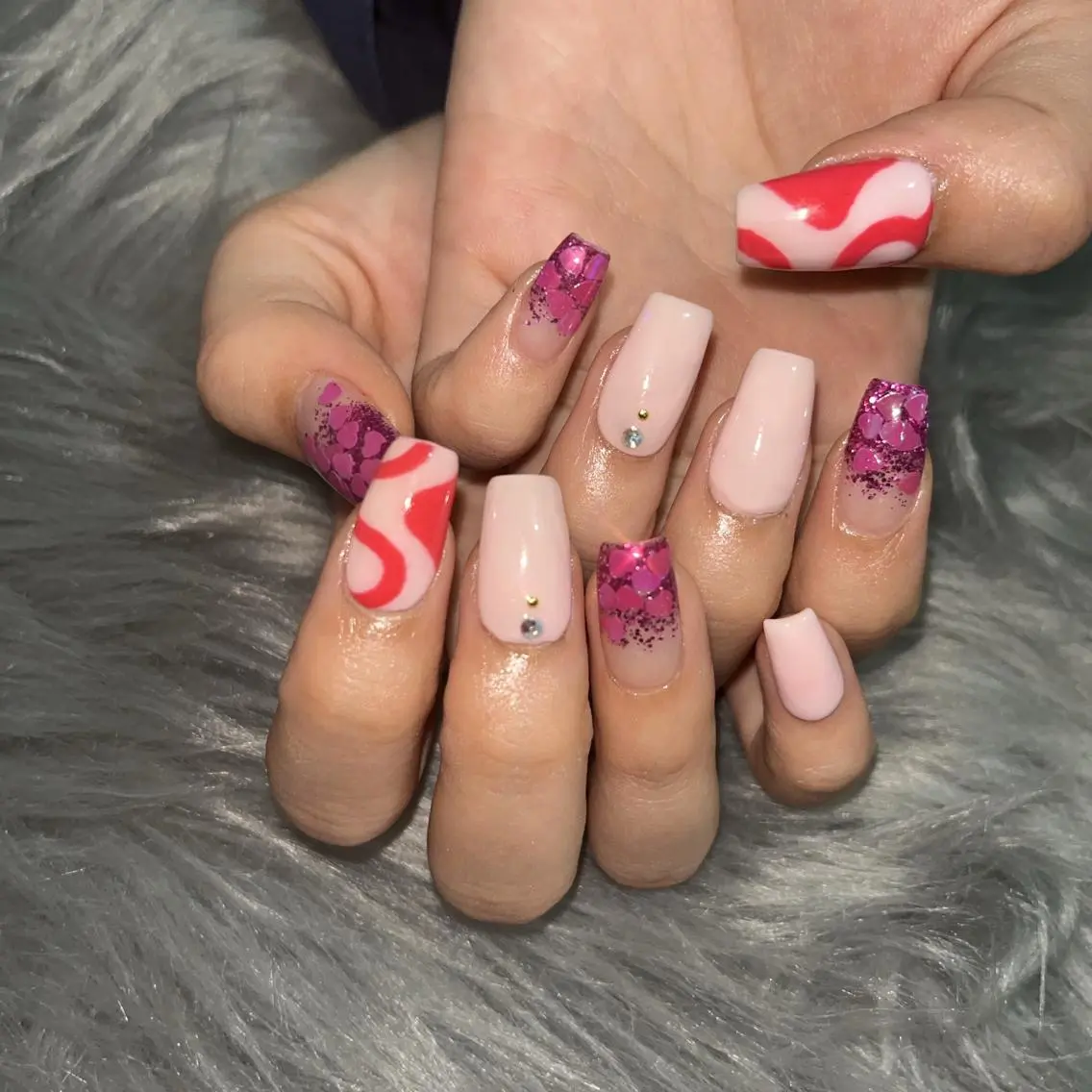 ネイル バレンタイン yukina nailのネイルデザイン