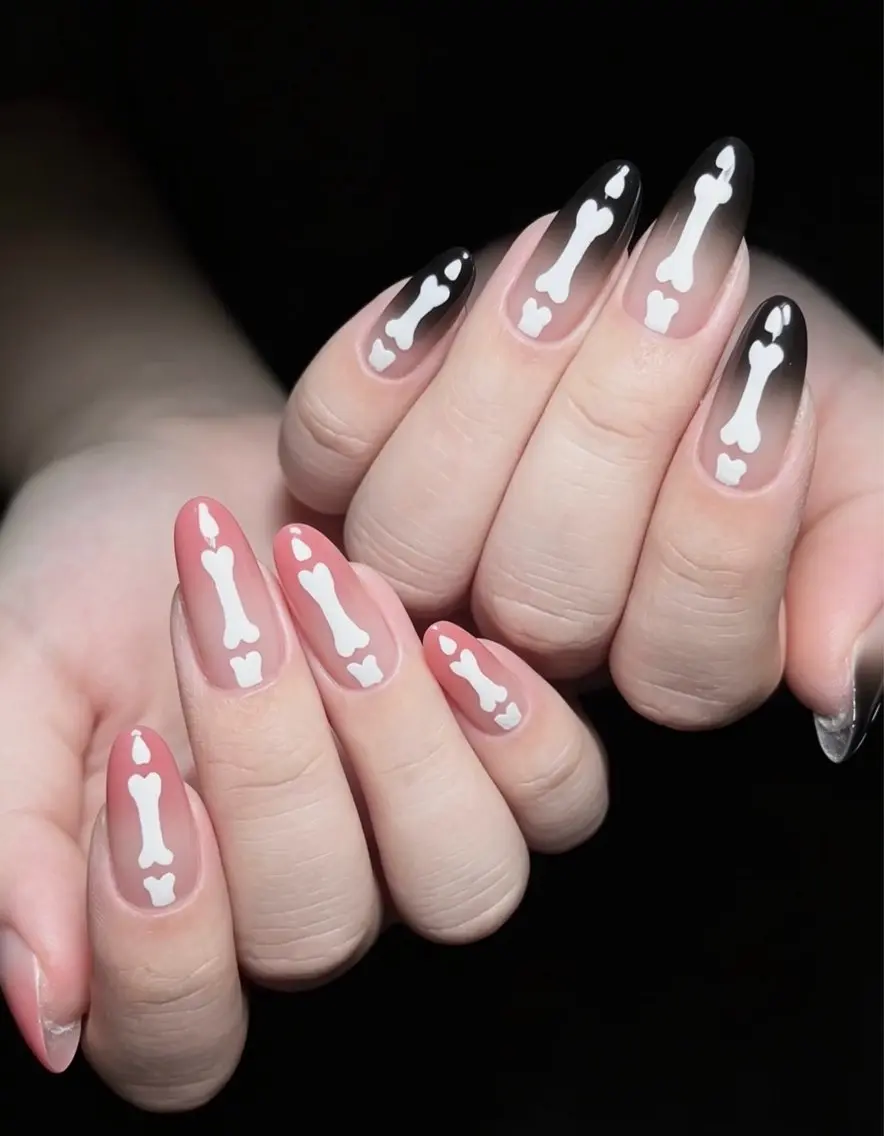 ネイル フレンチネイル ラメ(グリッター) ラメグラデーション マグネットネイル 持ち込み Unicorn Nail原宿表参道のネイルデザイン