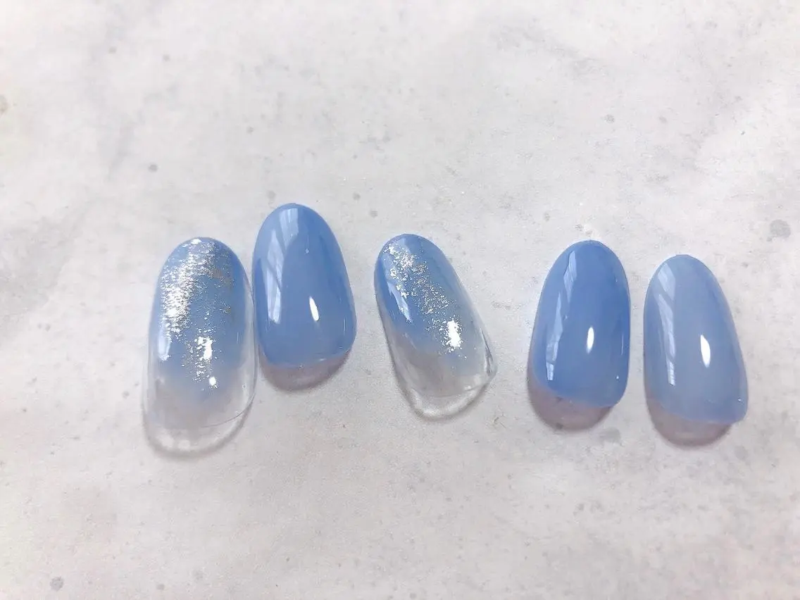 ネイル オフィスネイル シンプルネイル ハンドネイル mogunail &blowのネイルデザイン