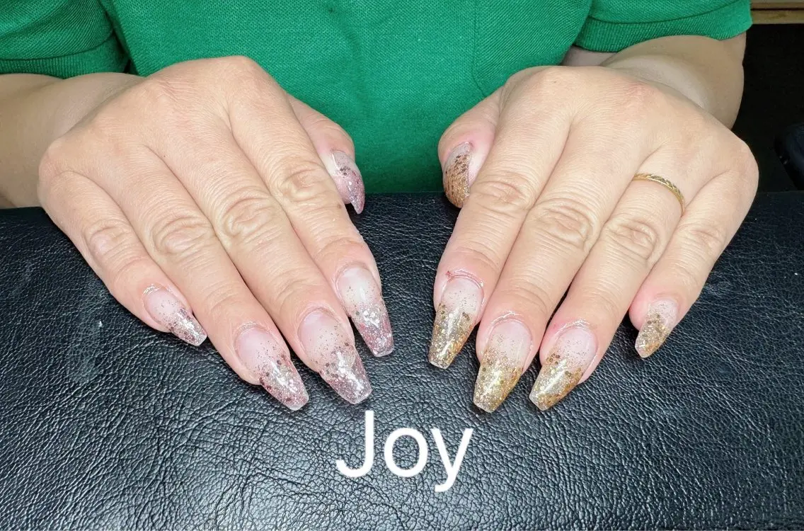 ネイル 長さ出し グラデーション シンプルネイル Nail Salon JOYのネイルデザイン