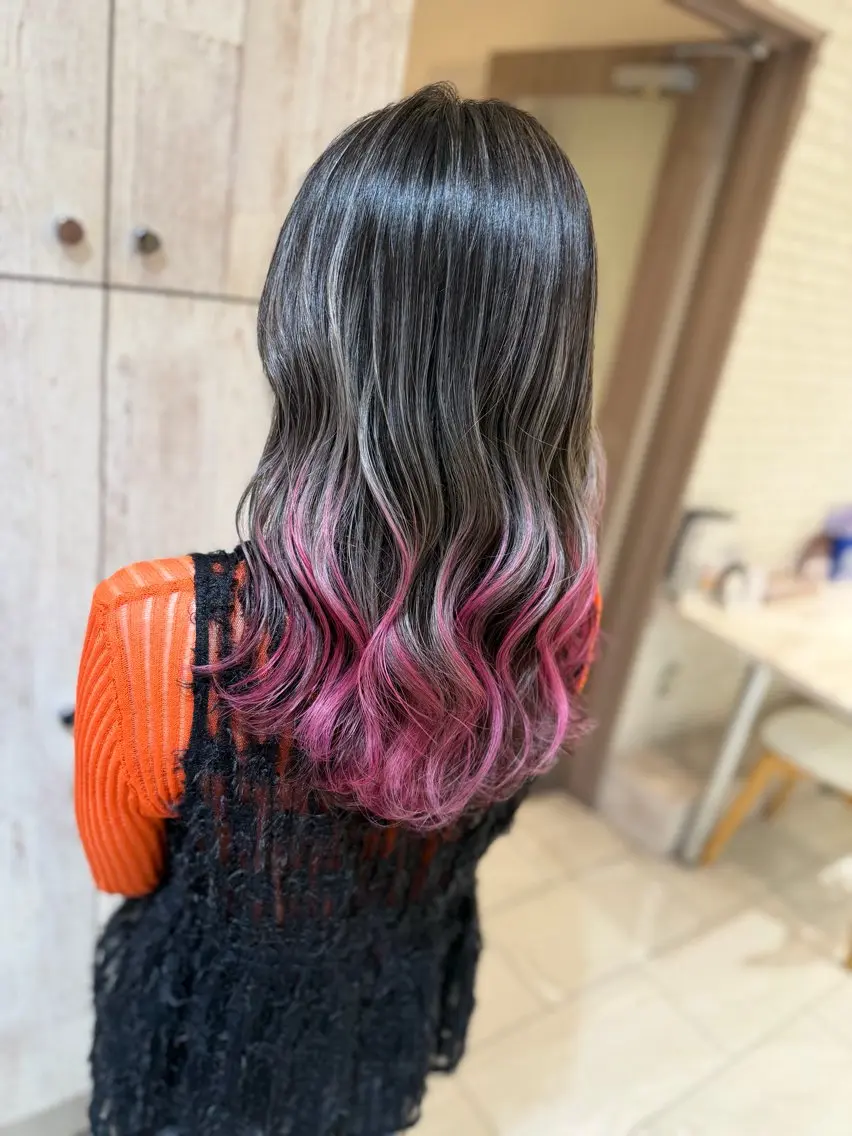 ロング カット ヘアカラー トリートメント 仙台×ブリーチ 斎藤相慶のヘアスタイル