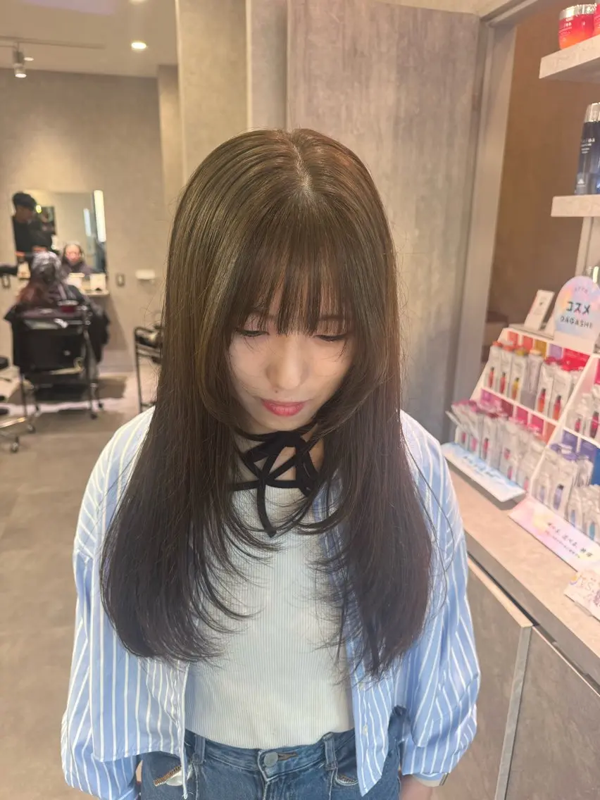 ロング kurune chikaのヘアスタイル