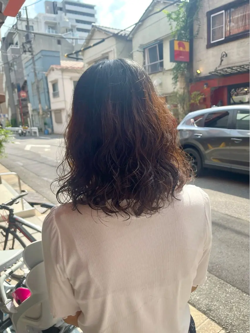 ︎︎☁似合わせカット+手入れのしやすいパーマ︎︎☁の写真