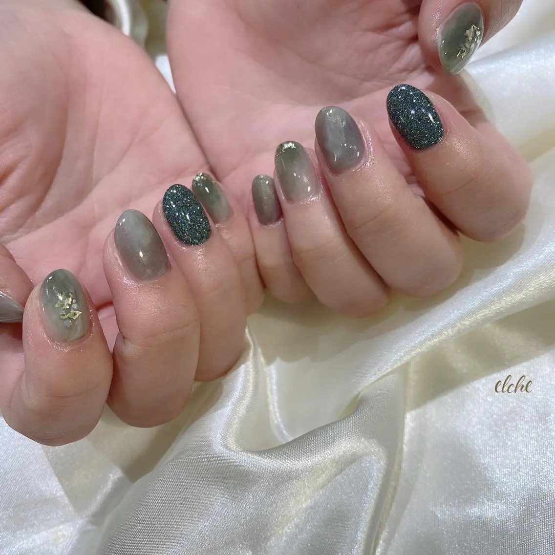 ネイル フラッシュネイル salon de fika【中崎町】のネイルデザイン