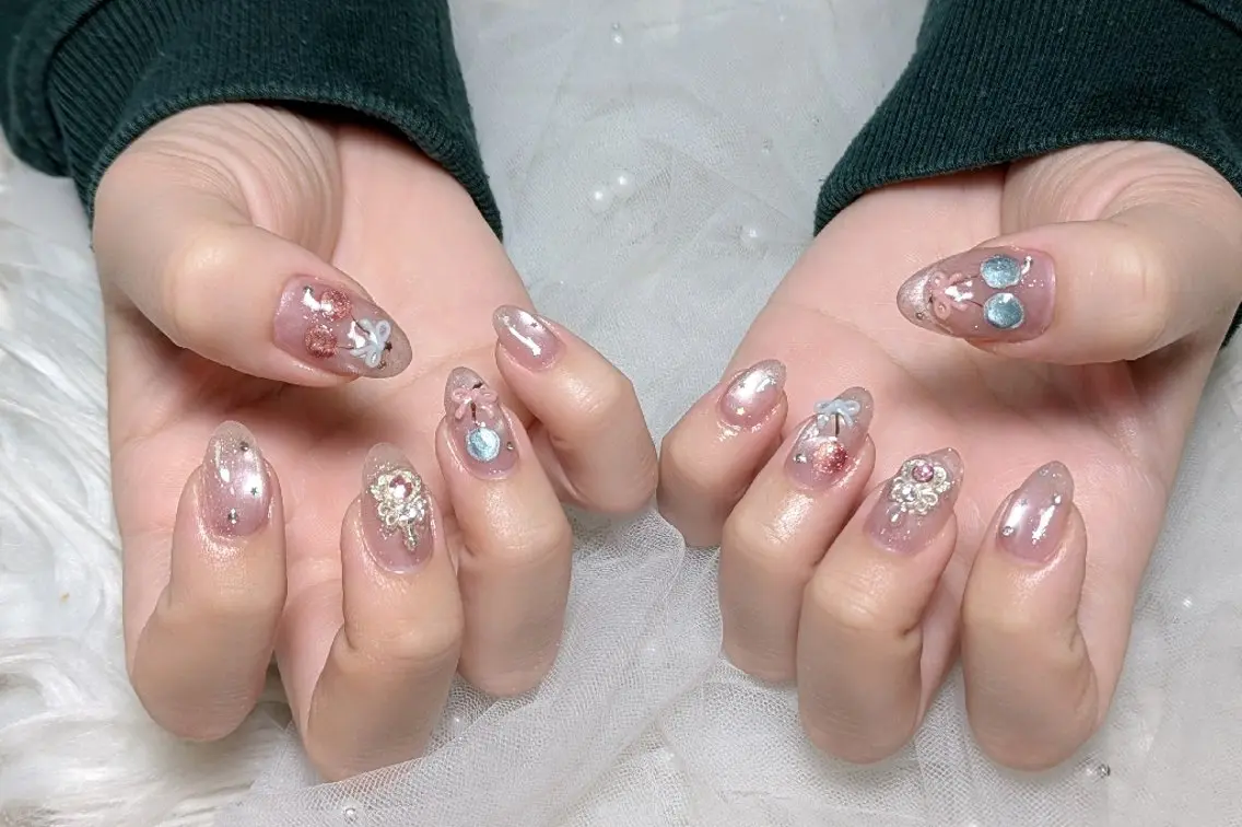 ネイル ジェルネイル パラジェル シンプルネイル ハンドネイル m&pPrivate nailsalonのネイルデザイン