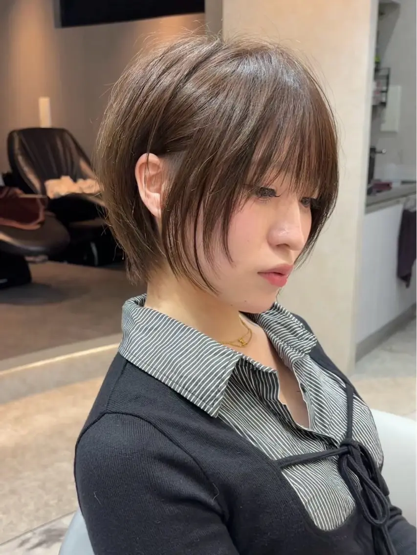 ショート 似合わせカット ショートヘア 小顔カット 佐渡優 365連勤する美容師のヘアスタイル