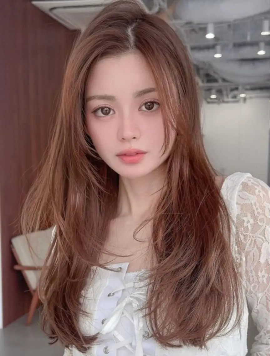 ロング カラー ヘアアレンジ トレンド×似合わせ 中野悠のヘアスタイル