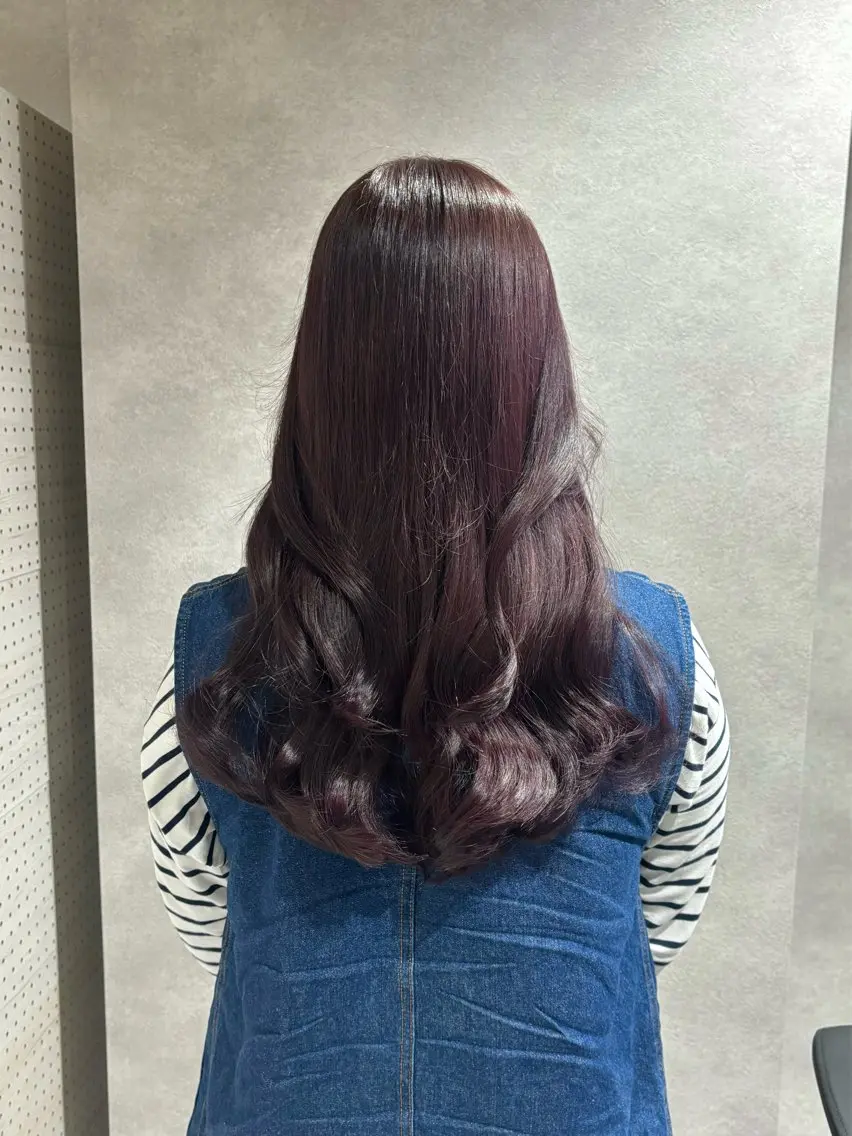 ロング カラー ラベンダーカラー ピンクカラー ピンクラベンダー allum SAKURAのヘアスタイル