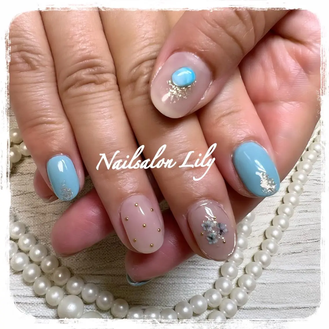 ネイル ハンドネイル Lily*nail 🌻Mii🌻のネイルデザイン