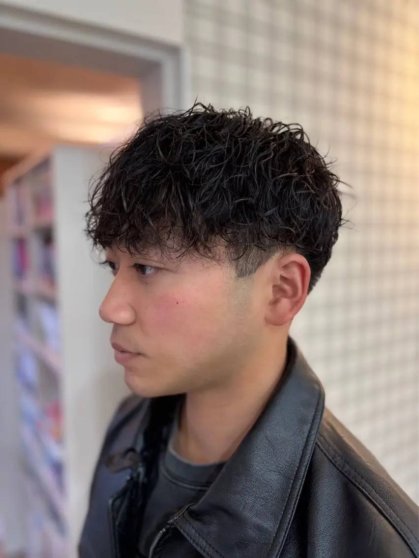 パーマ メンズ カット パーマ jammin.新塘 亮介のヘアスタイル