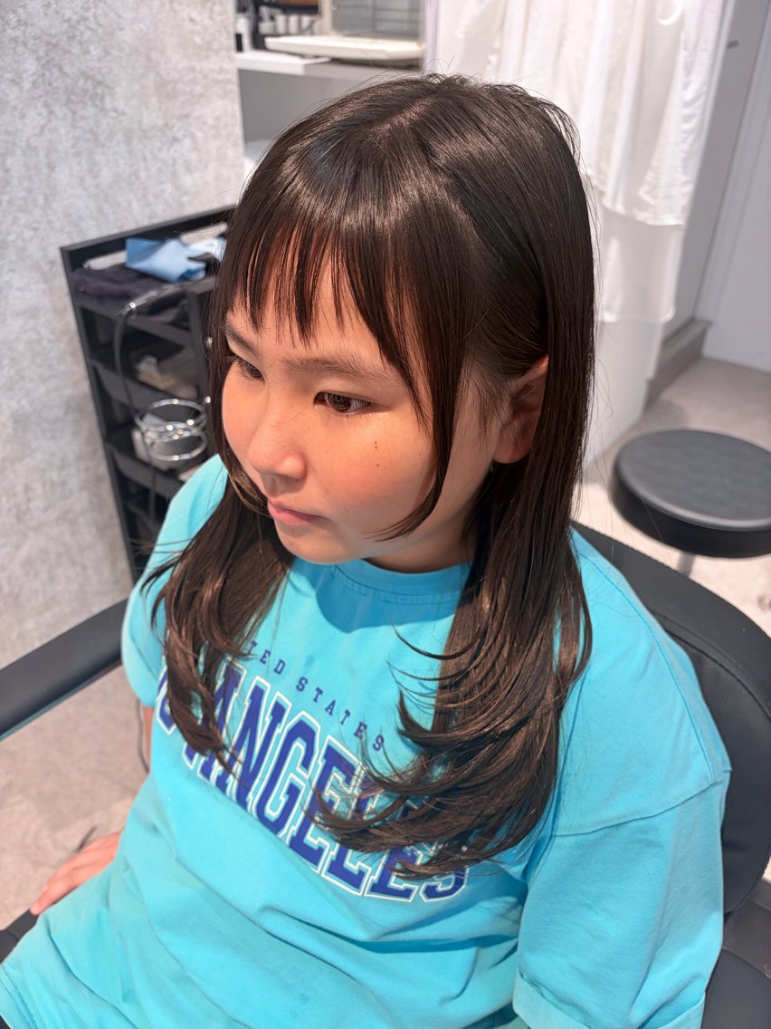 セミロング レイヤーカット ローレイヤー カット Honami💫 縮毛矯正/レイヤーのヘアスタイル