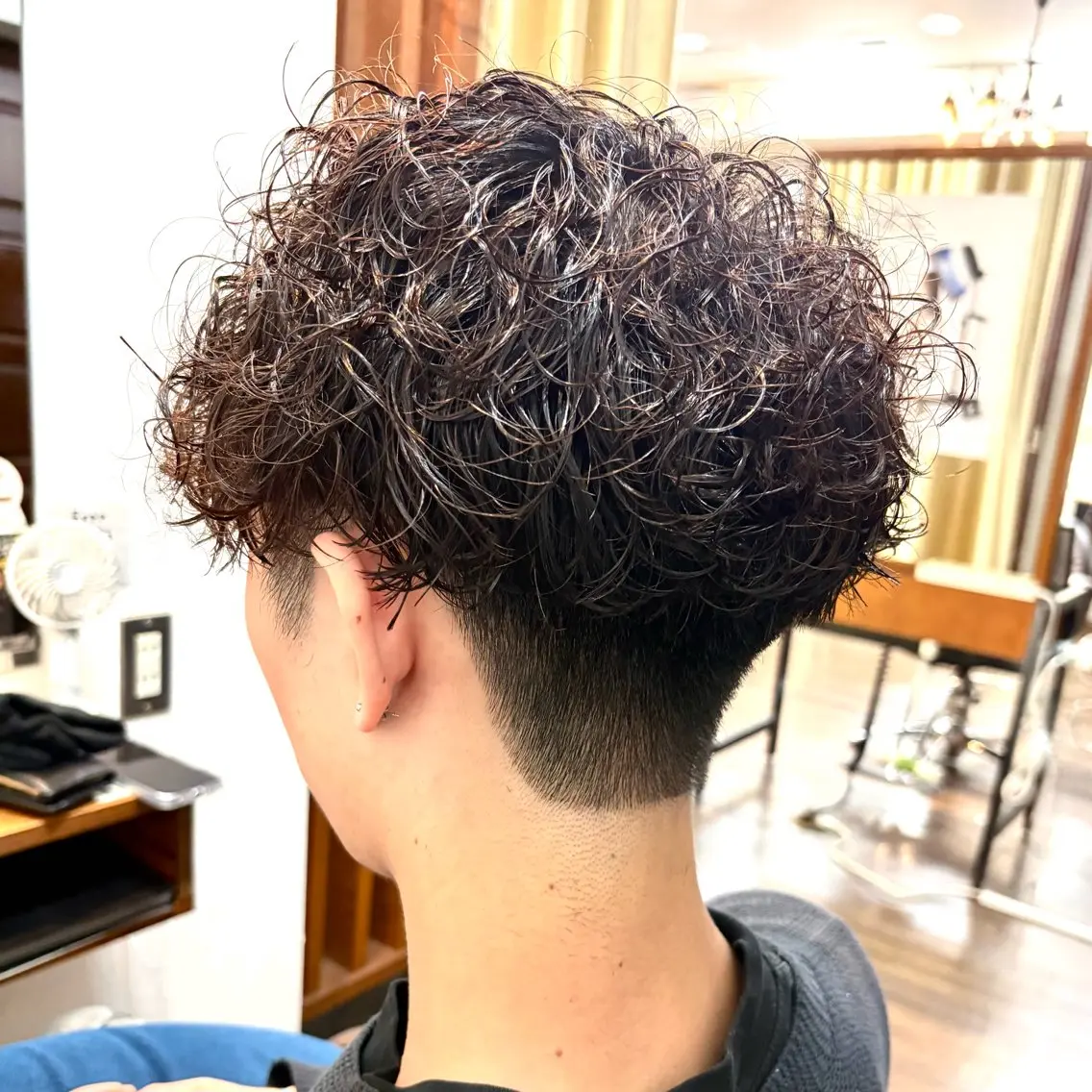 カラー パーマ メンズ カット パーマ トリートメント 💈直毛×ツイスパの プロ🥷清水のヘアスタイル