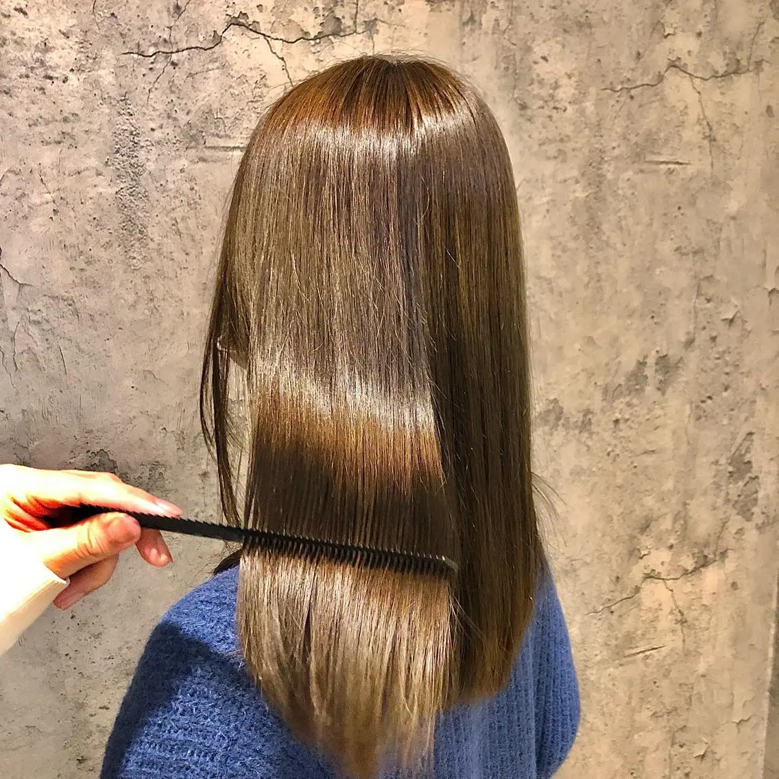 【女性限定】迷ったらこれ🫧✨カット、カラー+ブロー👸🏻うる艶トリートメントつきの写真