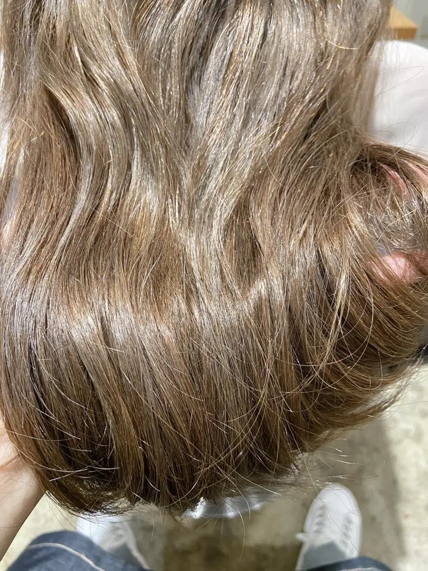 ✨透明感✨カット +ケアカラー+髪質改善ULTOWA水素TRの写真