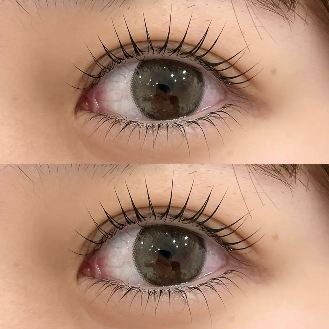 上下まつ毛パーマの写真
