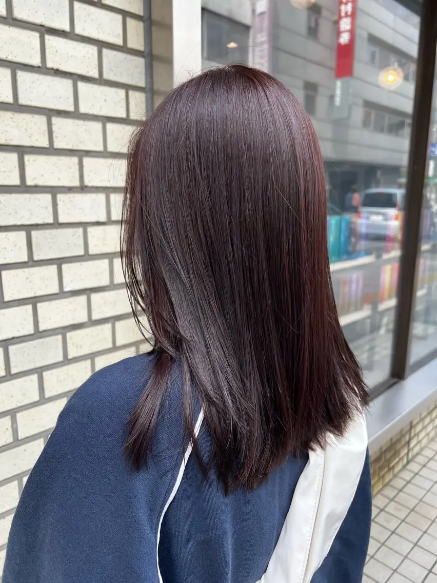 ミディアム カラー カット ヘアカラー 🌞レイヤー×カラー 前川那津美🌞のヘアスタイル
