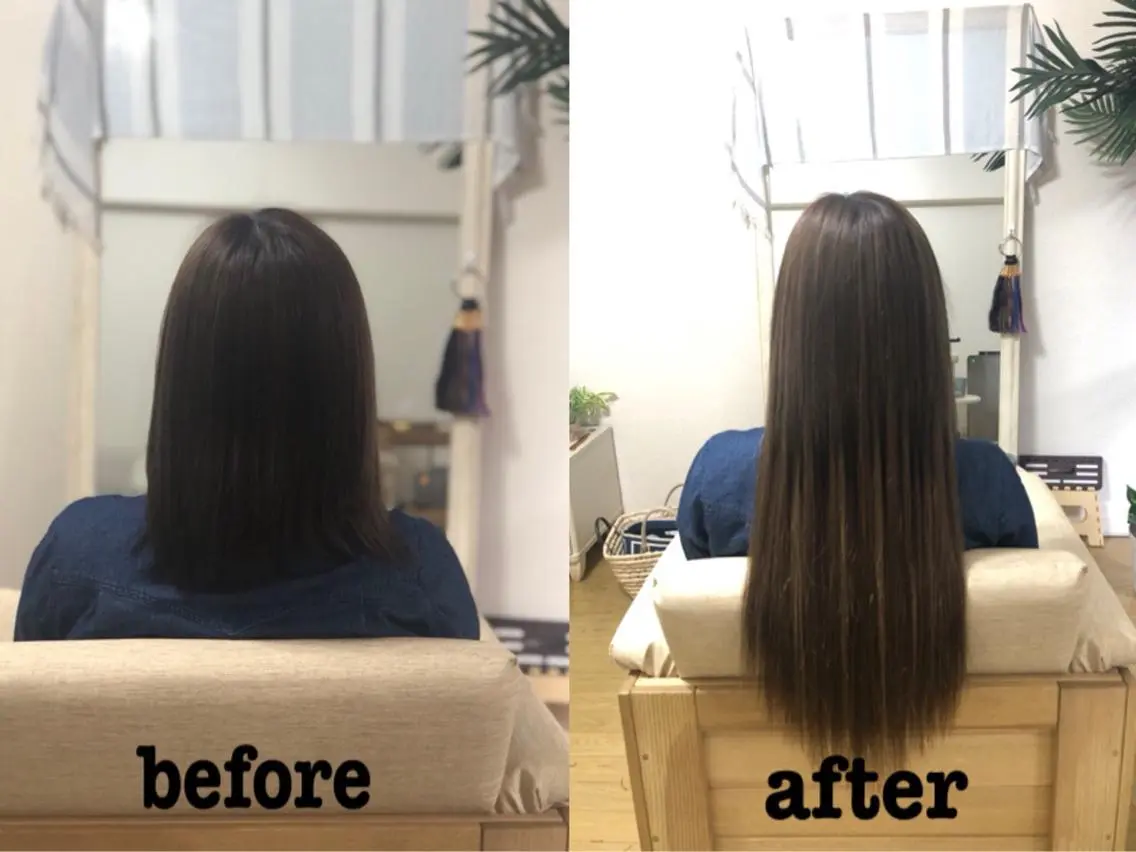 ロング ハイライト エクステ KA BUのヘアスタイル