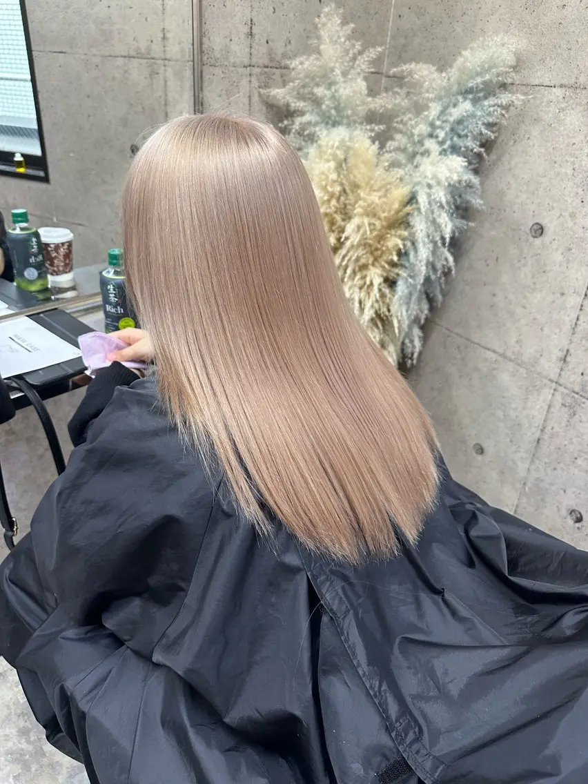 ロング カラー ヘアカラー トリートメント ⭕️ダメージレス特化 髪質改善🥇丸山憲人のヘアスタイル