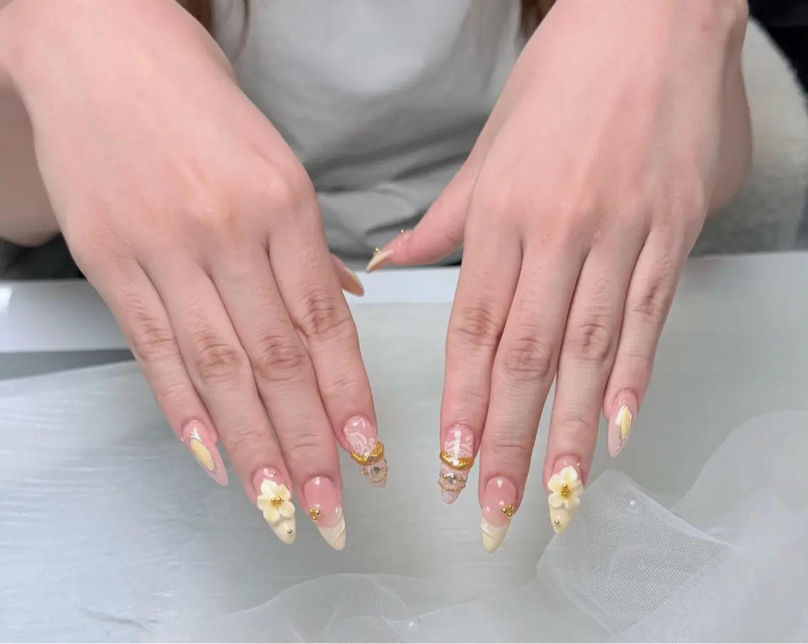 ネイル アートネイル 持ち込み ハンドネイル ハンドケア Dyo Nailのネイルデザイン