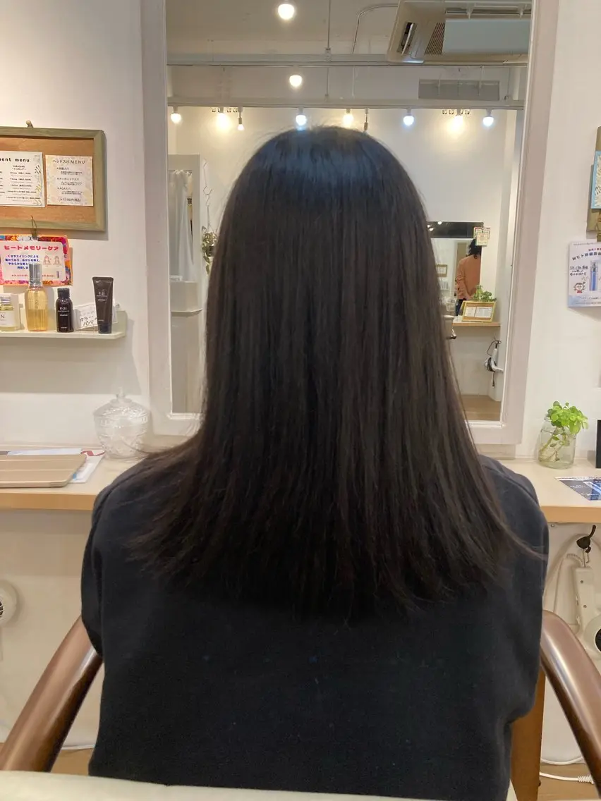 セミロング キッズ 宜保 享典のヘアスタイル