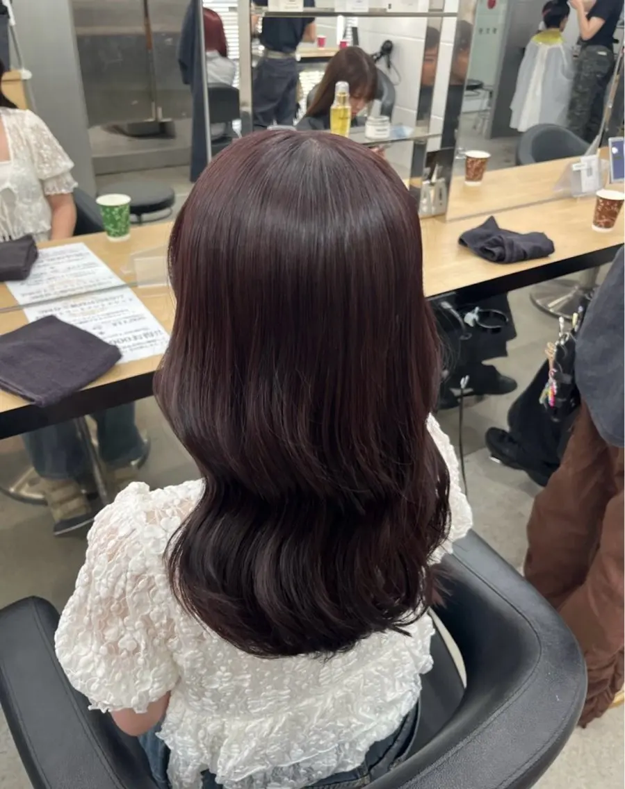 ロング ヘアカラー miku/ラベンダー 透明感カラー🪻❤︎のヘアスタイル