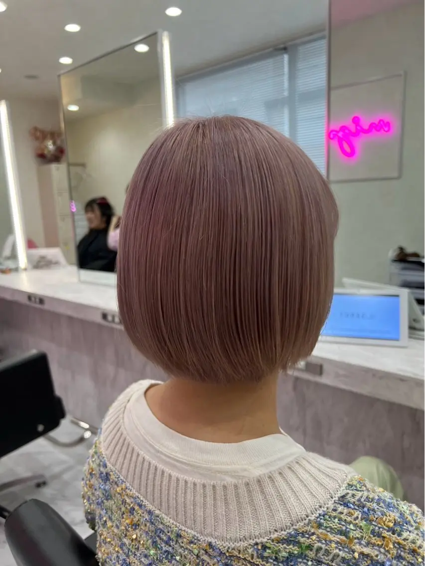 ショート カット ヘアカラー トリートメント 韓国/顔周り/透明感 /レイヤー/ひなたのヘアスタイル