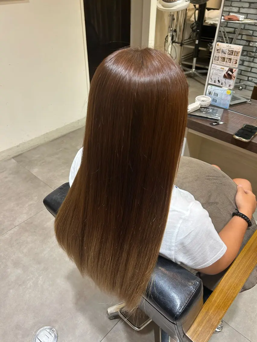 ロング hirano harukaのヘアスタイル