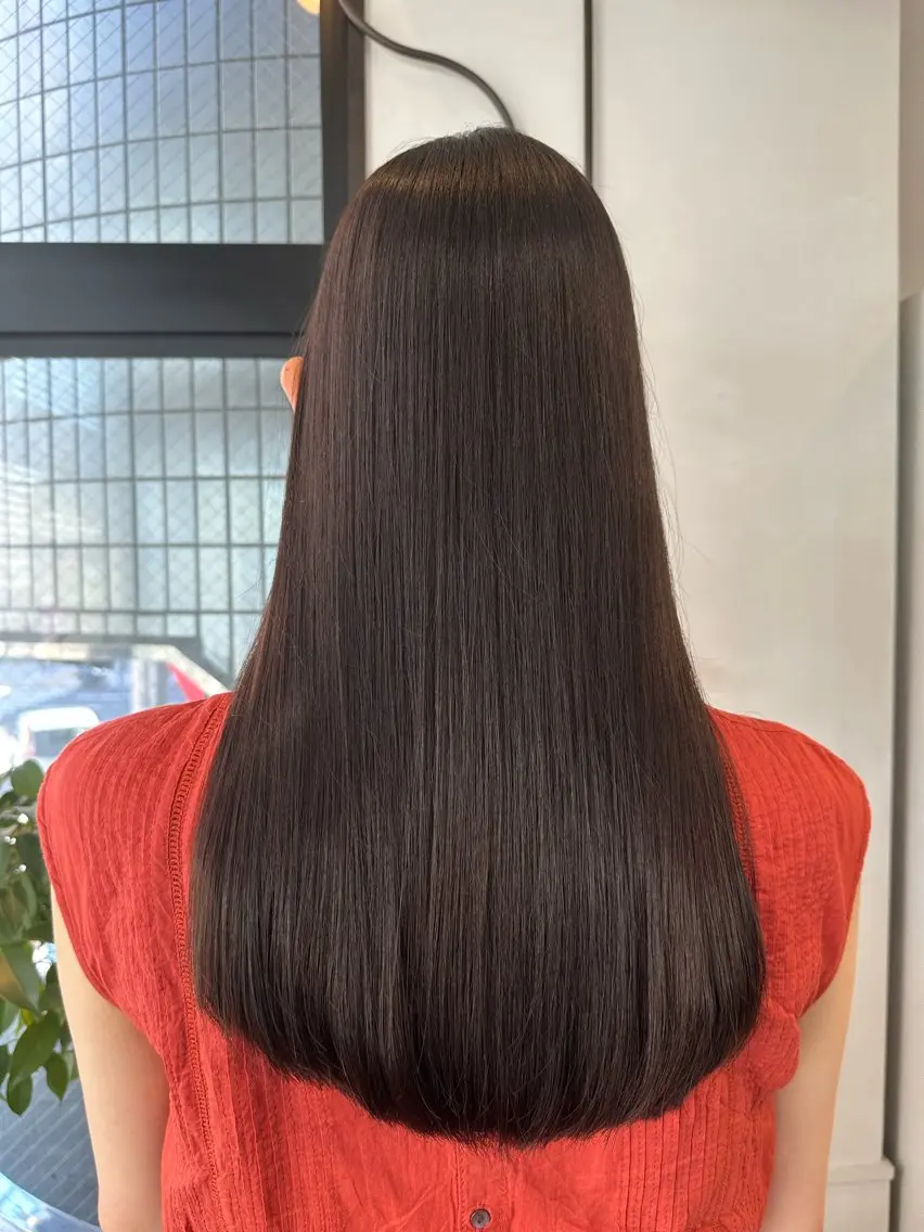 ロング 縮毛矯正 トリートメント カット 縮毛矯正 トリートメント MOE /Zina横浜2ndのヘアスタイル