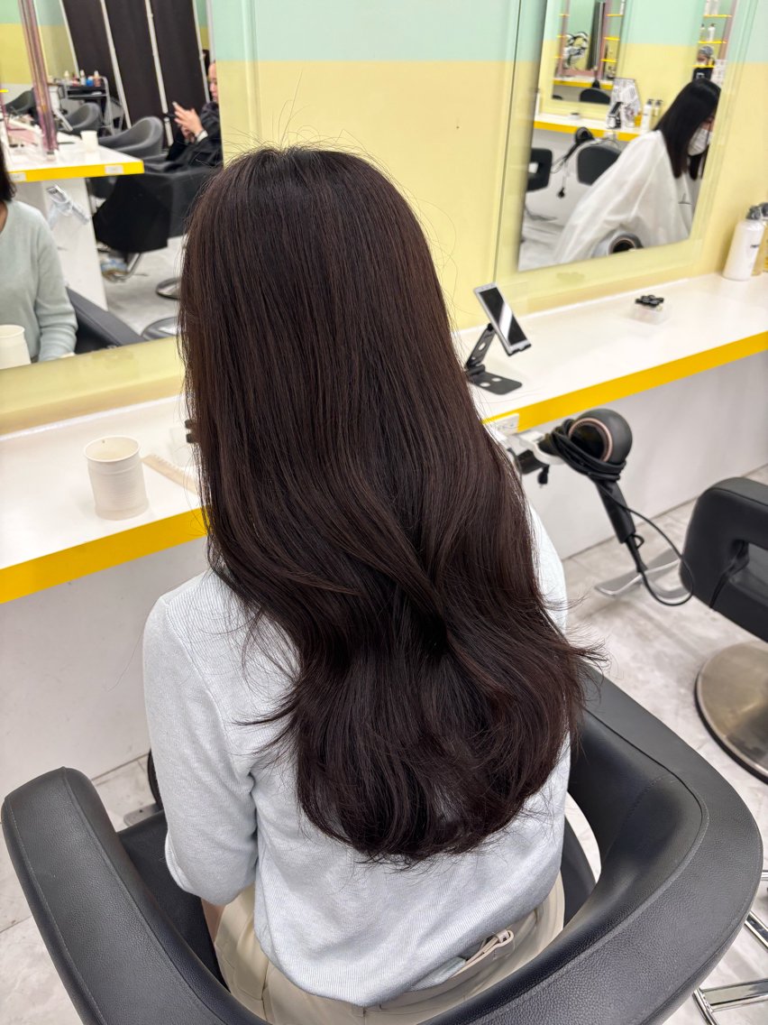 ロング カラー 暖色✖️韓国ヘア 🥀SAHO🥀のヘアスタイル