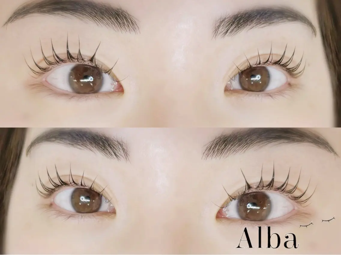 マツエク・マツパ パリジェンヌラッシュリフト 🌸Alba🌸 勅使川原のマツエク・マツパデザイン