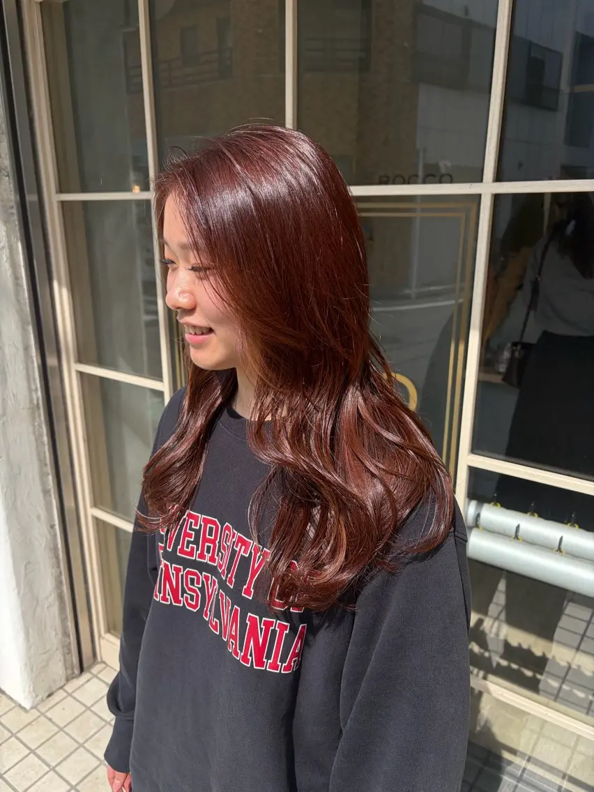 ロング ヘアカラー トリートメント アイナ ROCCOのヘアスタイル