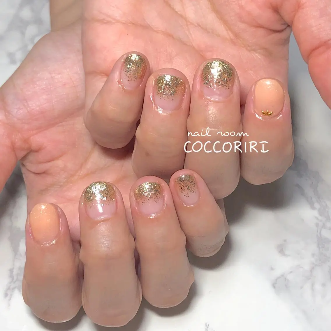 キッズ ネイル グラデーション ensowa✱laf NAILのネイルデザイン