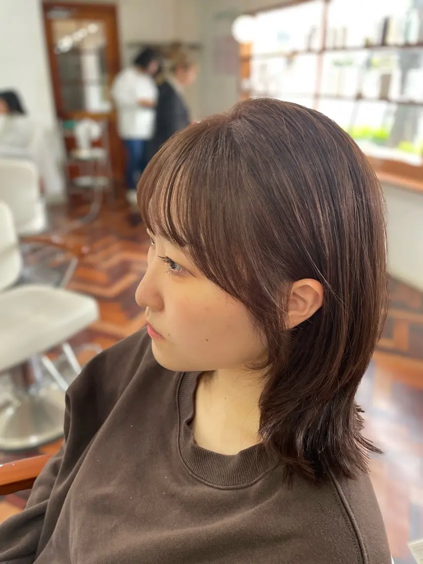 ミディアム カラー ブリーチ ケアブリーチ イヤリングカラー インナーカラー 髪質改善 fulam － KAEDEのヘアスタイル
