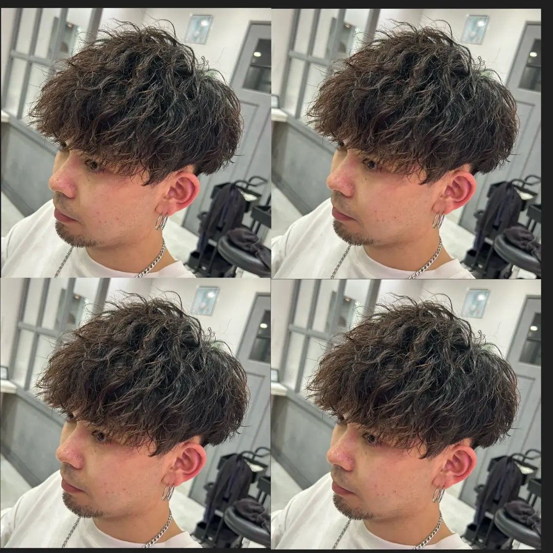 メンズミニモ学割限定❤️‍🔥カット＋パーマ全種＋眉カット＋トリートメントの写真