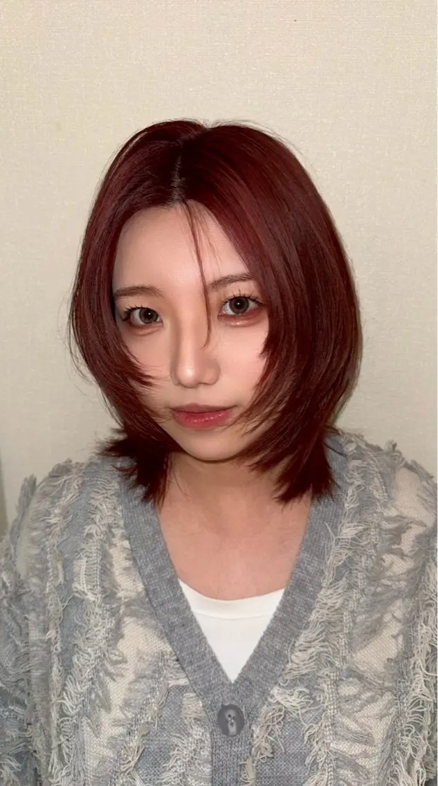 カラー ヘアカラー 上田 美月のヘアスタイル
