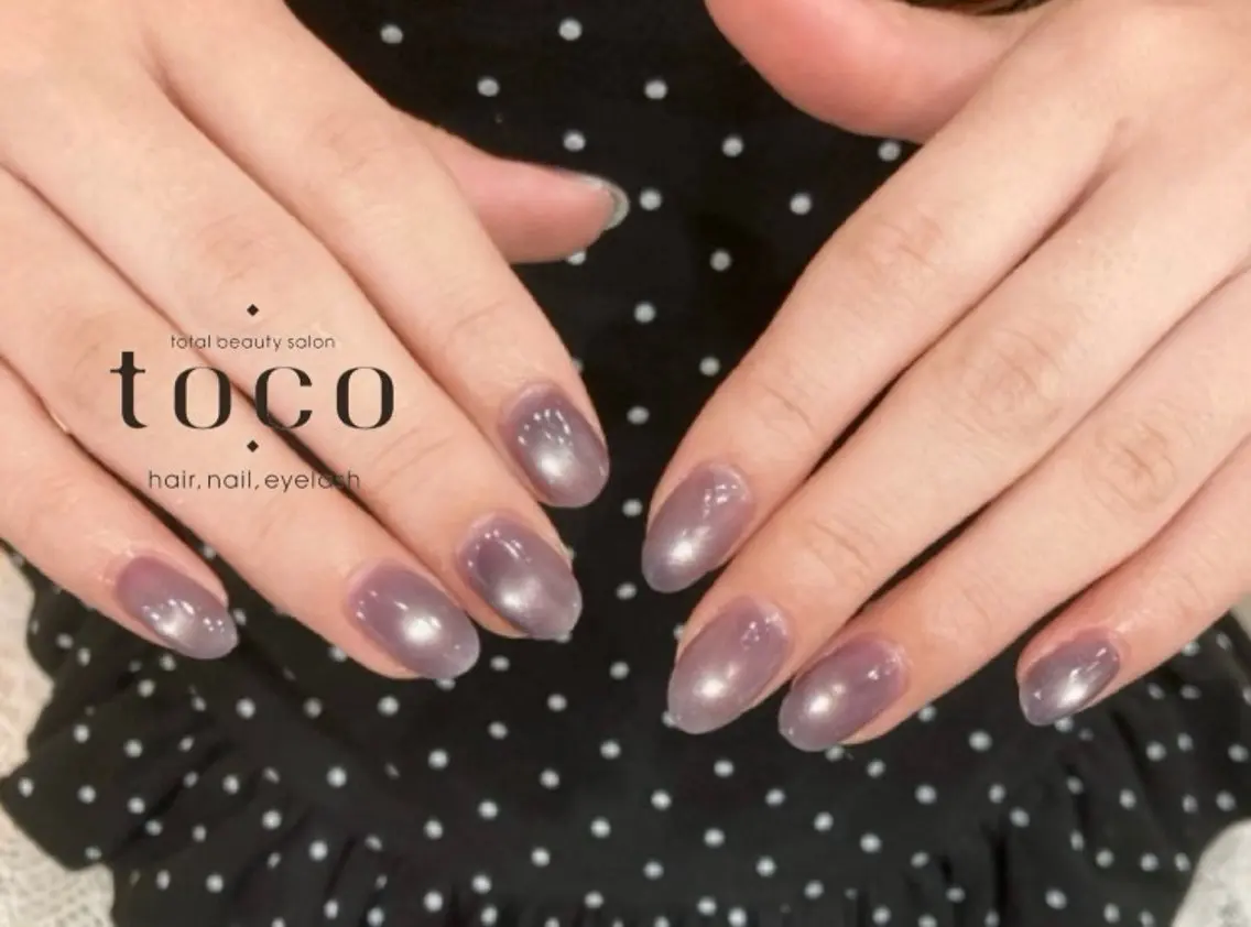 ネイル マグネットネイル toco AMUのネイルデザイン