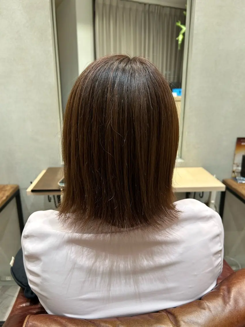 ミディアム カラー 溝口 右京のヘアスタイル