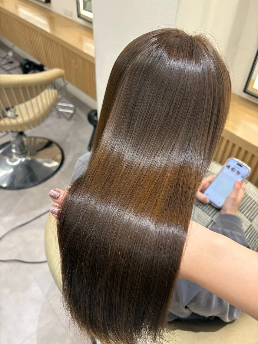ロング カラー YUI  透明感🌱 艶カラー🍓浦和のヘアスタイル